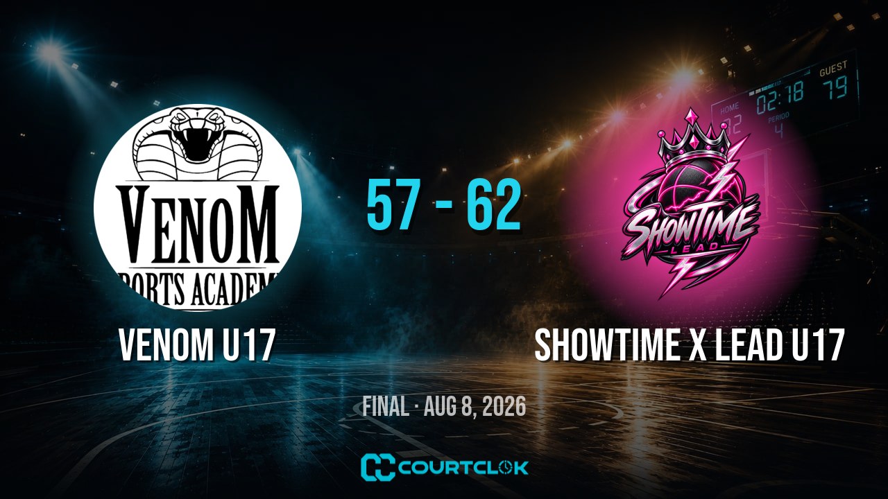 Venom U17 57, Showtime x LEAD U17 62 — final