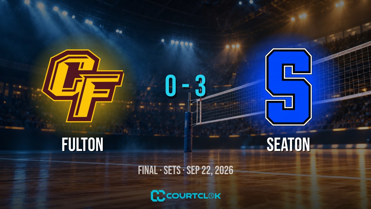 Fulton 0, Seaton 3 — final